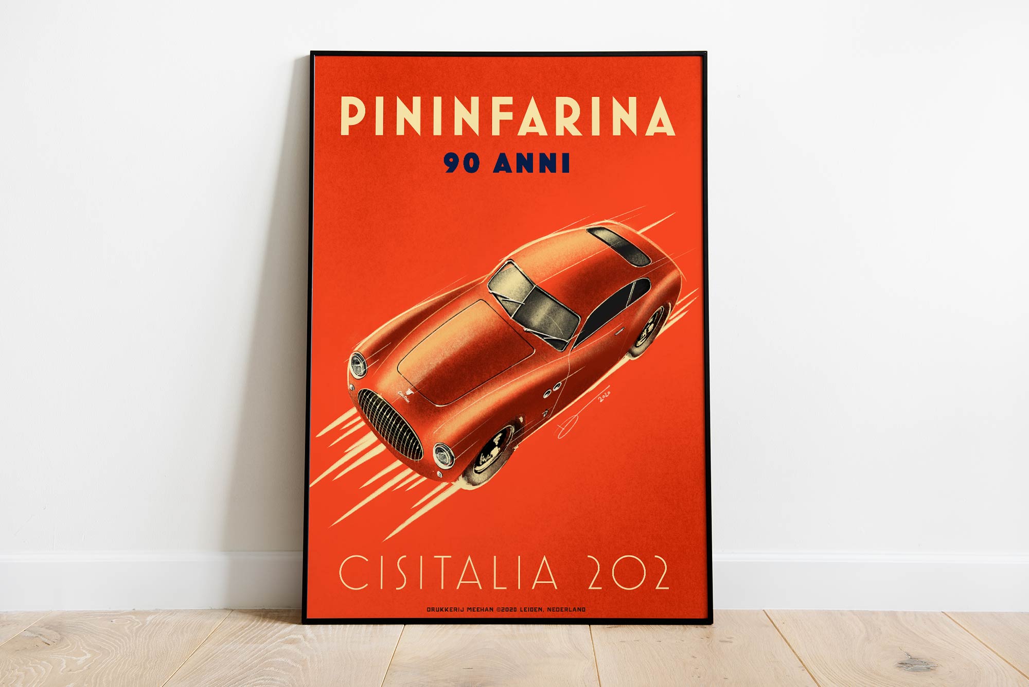 Poster Mockup – Pininfarina 90 Cisitalia