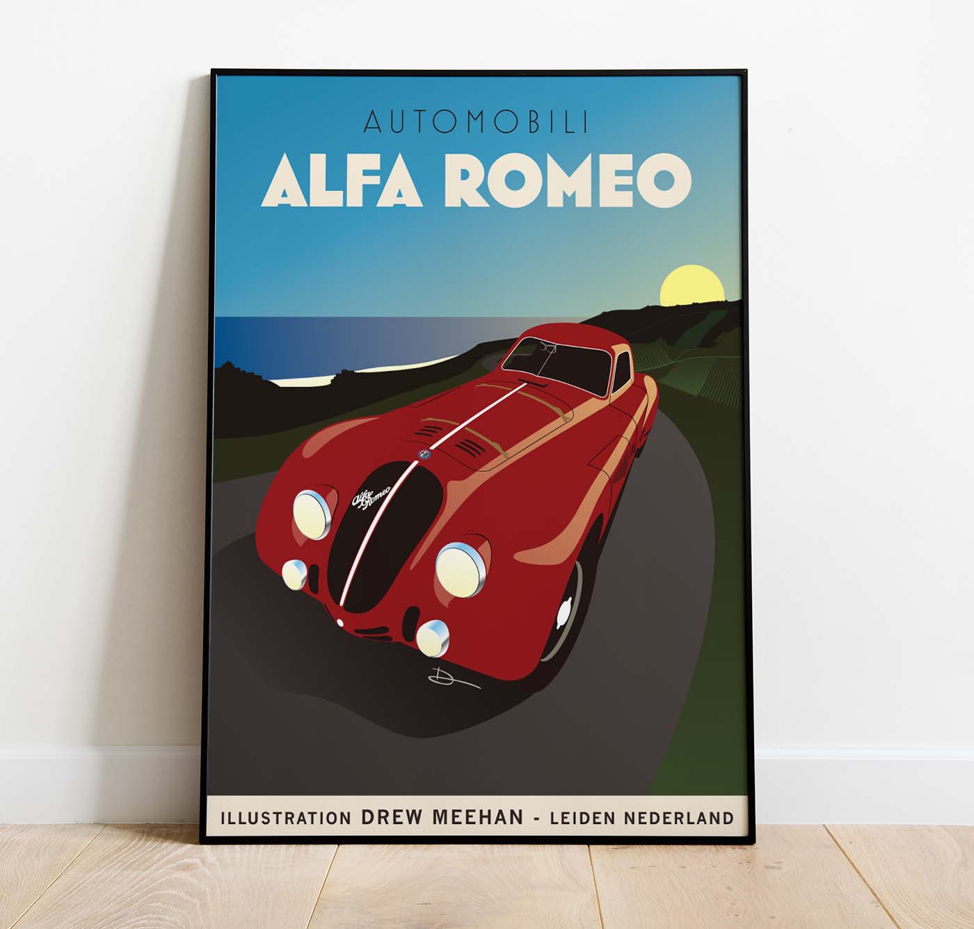 Poster Mockup Square – Alfa Romeo coast